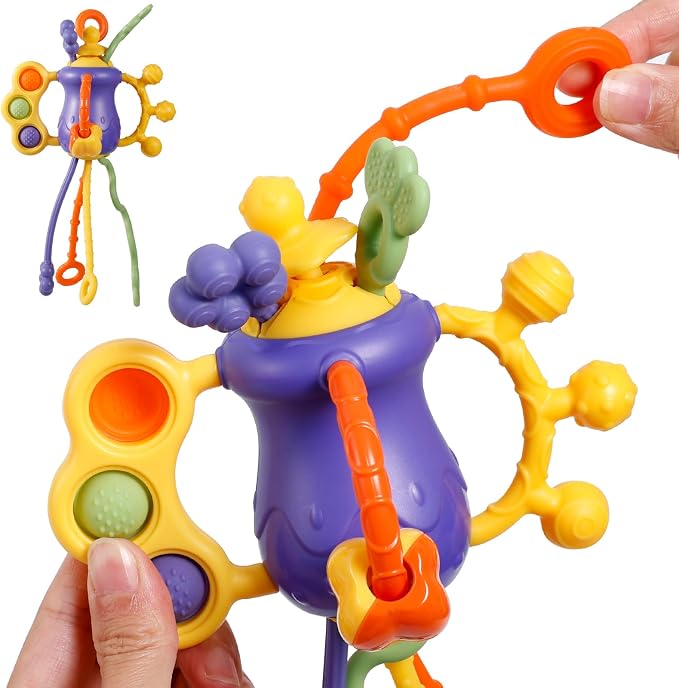 Baby Toys 6 to 12 Months Airplane Travel Essentials| Car Seat Toy-Baby Teether by taotaotoys