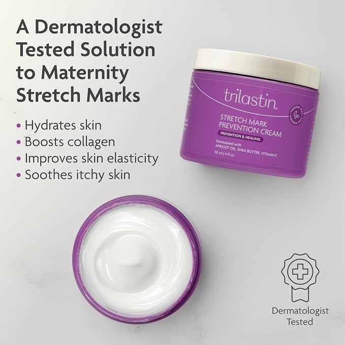 TriLASTIN Maternity Stretch Mark Prevention Cream - Image 9