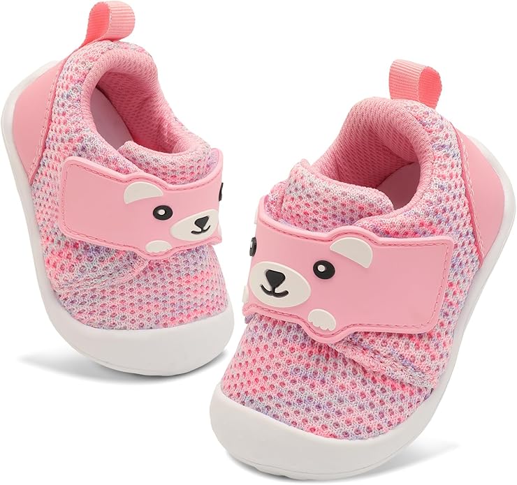 FEETCITY Baby Walking Shoes Wide Baby Shoes Boys Girls Infant Sneakers Crib by FEETCITY