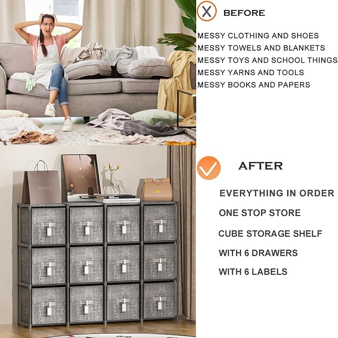 Cube Storage Organizer Shelf - Image 7
