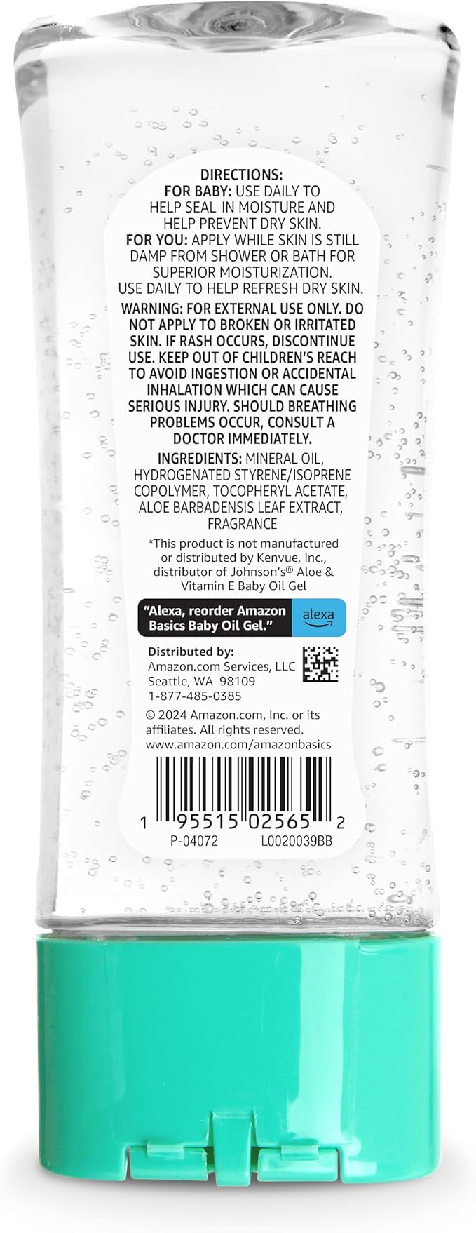 Amazon Basics Baby Oil Gel - Image 2