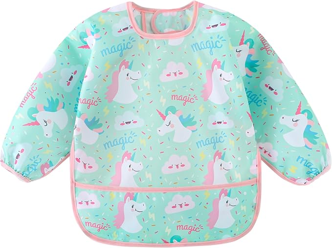 Long Sleeved Bibs, Lightweight Waterproof Shirt Bibs - Image 3