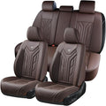 Coverado Car Seat Covers Full Set, Car Seat Protectors Leather Seat Covers by COVERADOAUTO