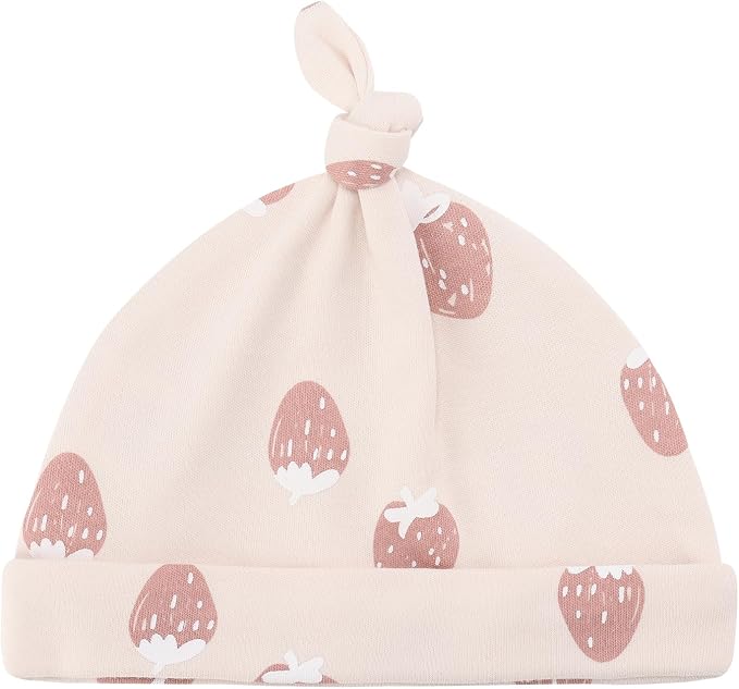 Newborn Baby Boy Girl Caps Mittens Socks Set Cotton Baby Essentials Accessories - Image 4
