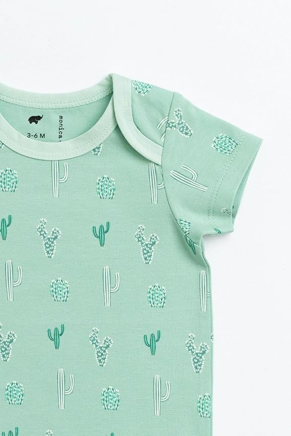 MONICA + ANDY Baby Organic Short Sleeve Jack + Jill Bodysuit - Image 4