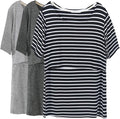 Smallshow Women's Maternity Nursing Tops Short Sleeve Breastfeeding Clothes by Smallshow
