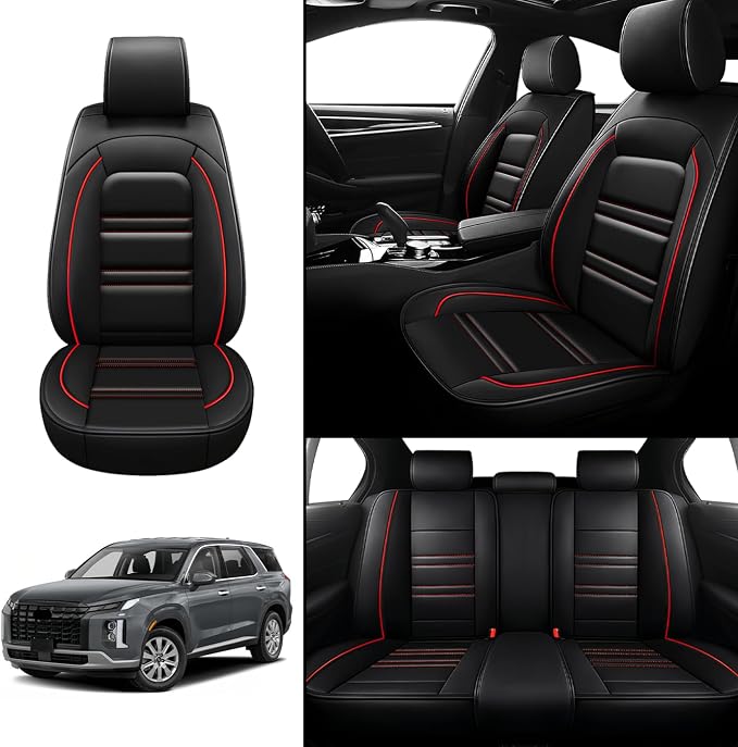 Seat Covers for Hyundai Car Palisade 2020-2025 | 5-Seats Leather Seat Covers - Image 2