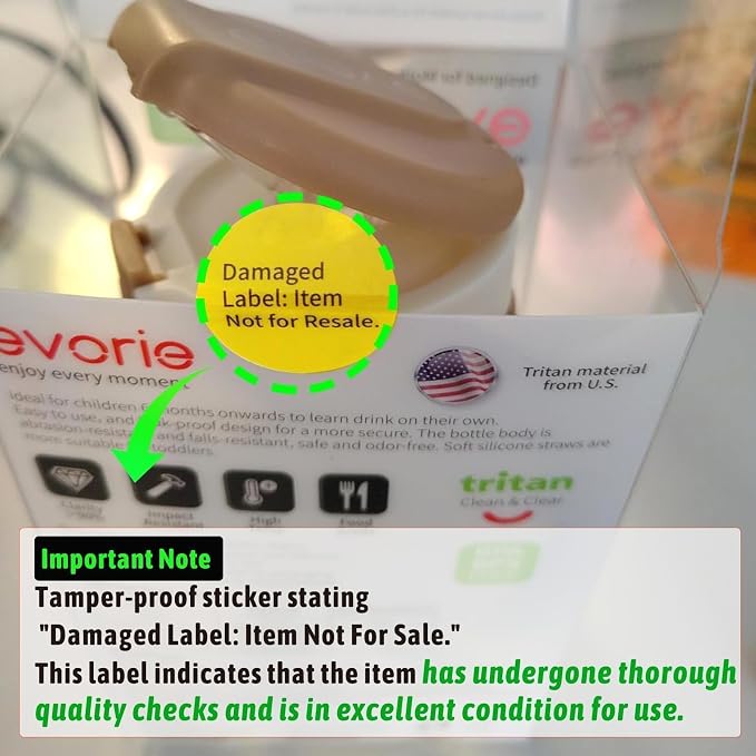 Evorie Tritan Weighted Straw Sippy Cup - Image 4