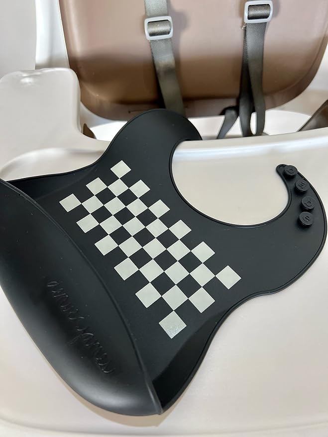 Denver James Silicone Feeding Bibs | Dishwasher Safe. Waterproof. Adjustable. - Image 2
