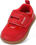 Toddler Wide Toe Box Barefoot Shoes Boys Girls Zero Drop, Baby First Walking by STQKIDS