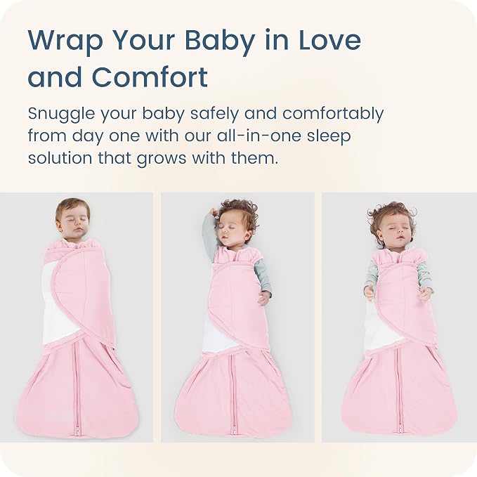 Newborns Swaddle Sleep Sack 0–3 Months, 1.0 TOG Baby Blanket - Image 4