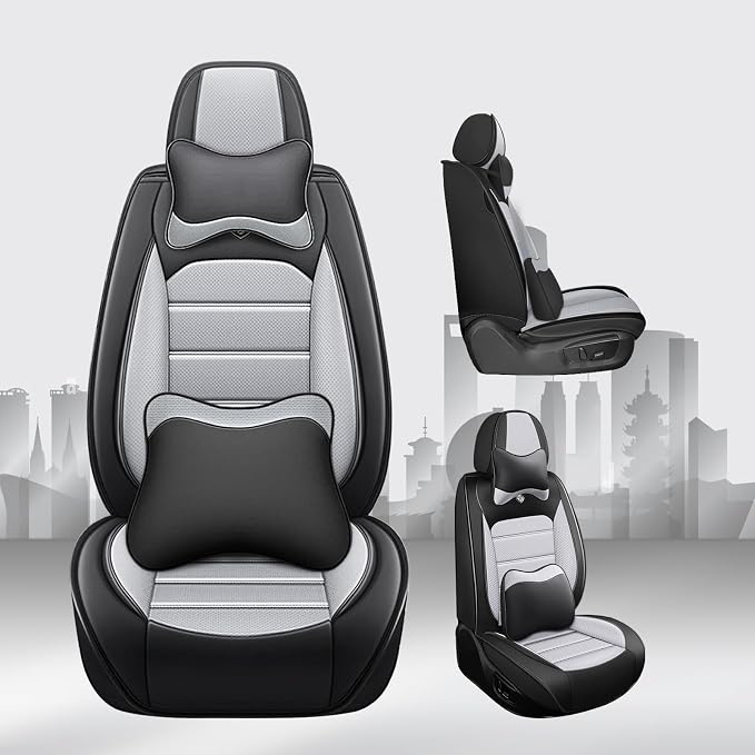 JOJ Fit for Toyota Highlander 2001-2022 Car Seat Covers, 7 Seat Car Seat Cover - Image 3