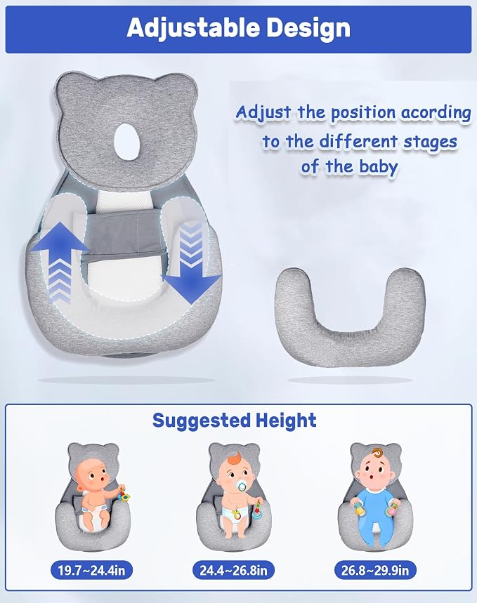 Cushion Reflux Breastfeeding Pillow, Bottle Feeding, Tummy Time - Image 4