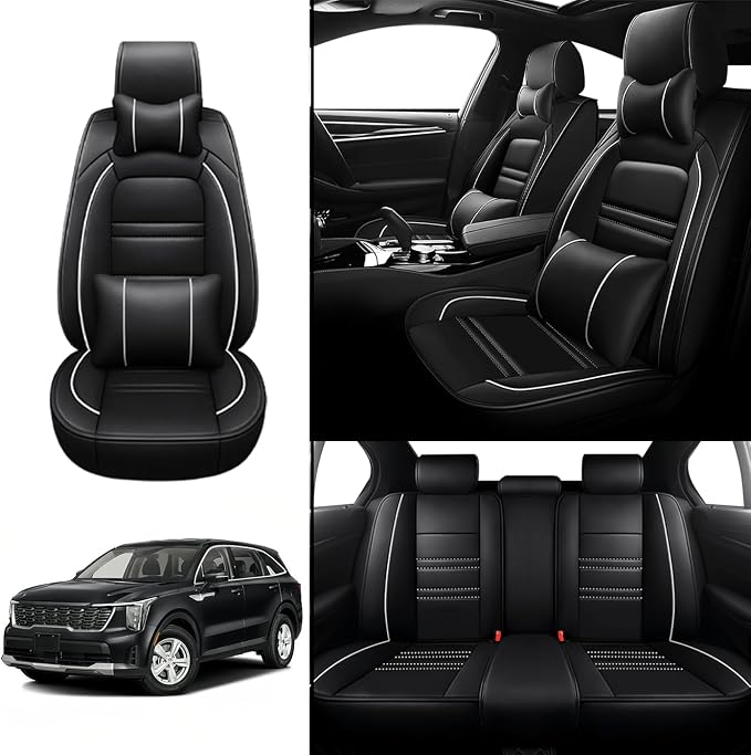 Car Seat Covers for kia Sorento 2003-2025 | 5-Seats Seat Covers, Waterproof - Image 2