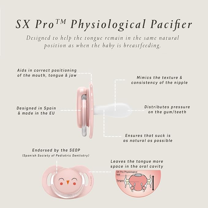 Suavinex Bonhomia SX PRO Physiological Pacifier, Supports Breastfeeding Babies - Image 7
