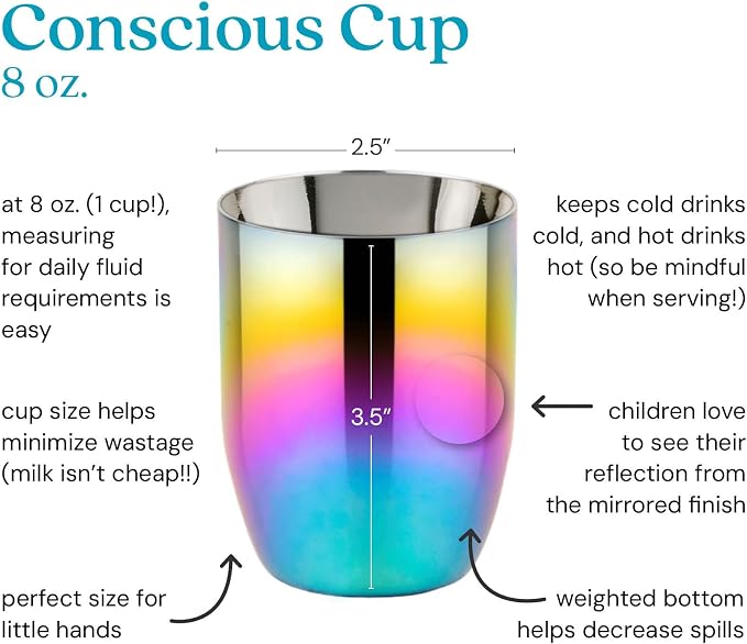Ahimsa Stainless Steel Kids Cups - Image 2