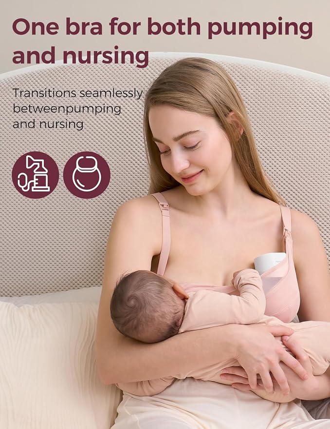 Momcozy Mesh Support Pumping Bra Hands Free Suitable - Image 3