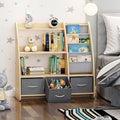 Kids Bookshelf Wood Toy Storage Organizer Cabinet Children Bookcase Toddler by HedoAjim