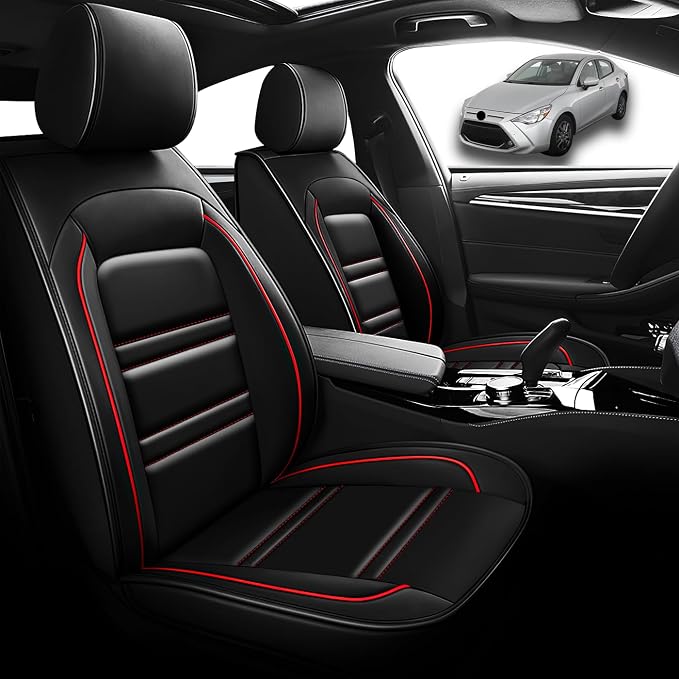Seat Cover for Toyota Yaris 2007-2020 | Car Seat Covers Front Seats, Waterproof - Image 2