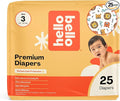 Hello Bello Diapers, Size 3 Wild Cats, Hypoallergenic by HelloBello