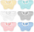 Accmor Muslin Baby Drool Bibs 6 Pack Baby Bandana Drool Bibs Soft Cotton Baby by Accmor