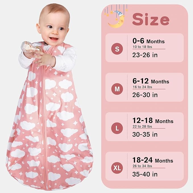 Baby Sleep Sack 18-24 Months Baby Wearable Blanket 100% Rayon Cotton 2-Way - Image 6