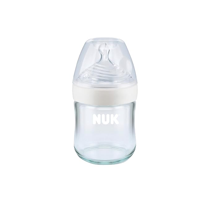 NUK Simply Natural Glass Baby Bottles, 4 oz, 3 Pack - Image 7