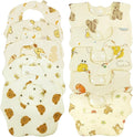 Baby Bibs Muslin Bibs for Baby Girl Boy for Drooling and Teething 10 Pack by DOSMINE
