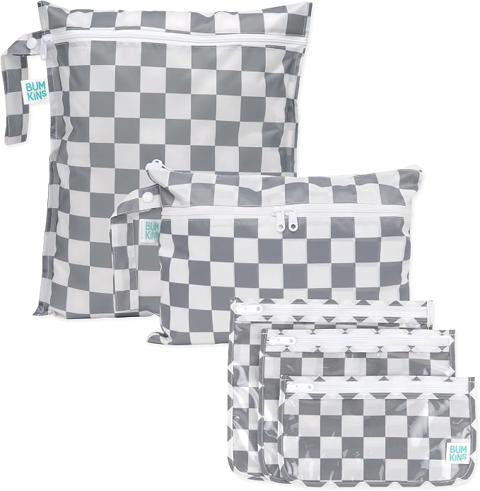 Bumkins - Waterproof Wet Bag, Wet/Dry Clutch & Clear Travel Bags - by Bumkins