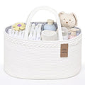 Baby Diaper Caddy Organizer, Cotton Rope Diaper Basket, Baby Basket by Degeyoyo
