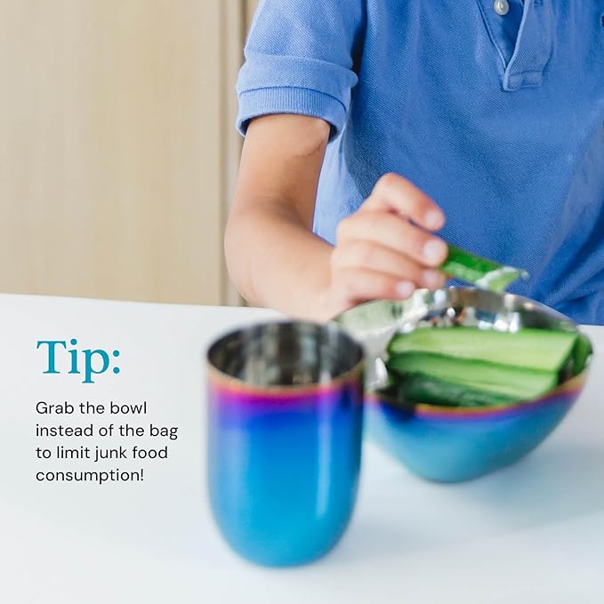 Ahimsa Stainless Steel Bowls for Kids | Non Toxic, Pediatrician Designed - Image 5