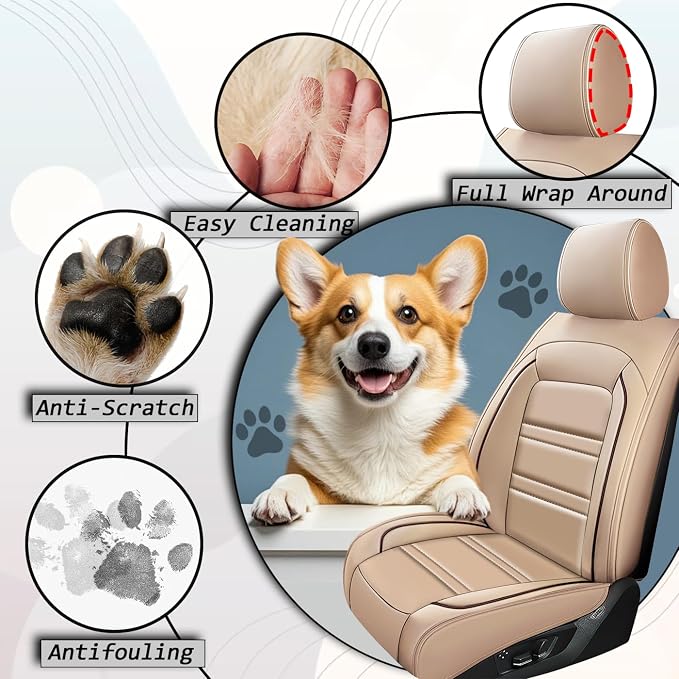 Seat Cover for Hyundai Car Sonata 2002-2025 | Car Seat Covers Front Seats - Image 8