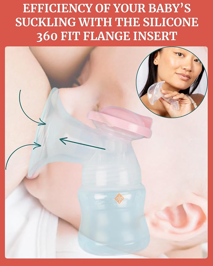 Portable Breast Pump with Dual Motor & Silicone Flanges - Image 3
