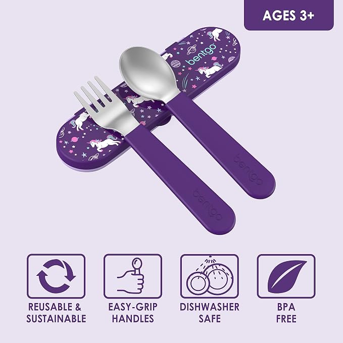 Bentgo® Kids Stainless Steel Utensil Set - Image 3
