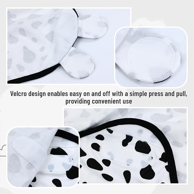 Cinaci 2 Pieces Adjustable Soft Cotton Baby Swaddle Sleep Sacks Hats Newborn - Image 3