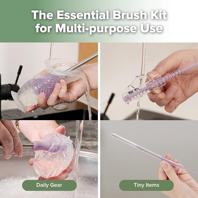 haakaa Silicone Cleaning Brush Kit - Image 2