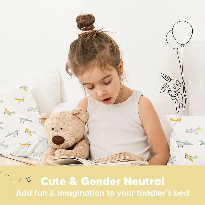 KeaBabies Toddler Pillow with Pillowcase, Jumbo 14X20 - Image 9