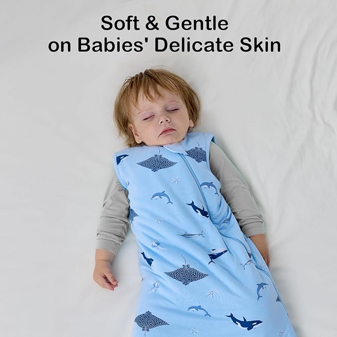 BubblePanda Rayon Made from Bamboo Sleep Sack 18-24 Months 0.5 Tog Soft - Image 4