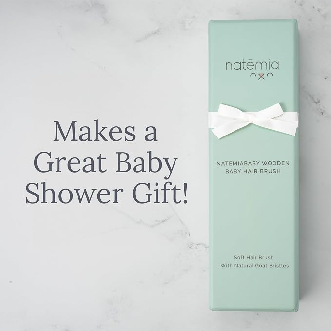 Natemia Soft Bristle Baby Hair Brush Set - Image 9