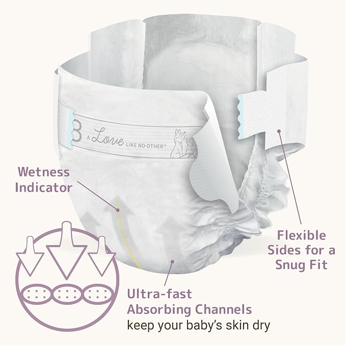Bambo Nature Hypoallergenic Baby Diapers, Eco-Labelled Sustainable Diapers - Image 3