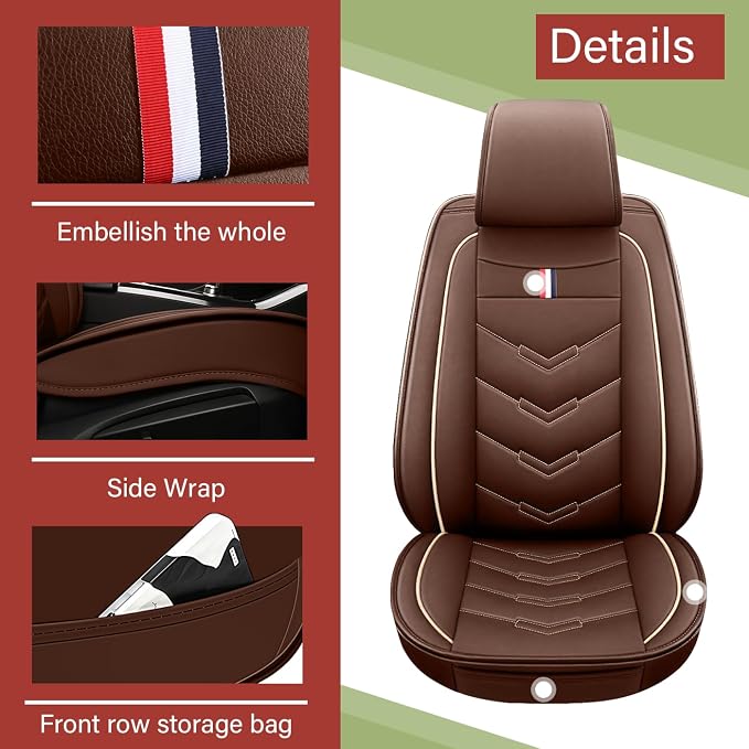 Leather Car Seat Covers Fit for LR Range Rover Sport 2023-2025, 5 Seater - Image 3
