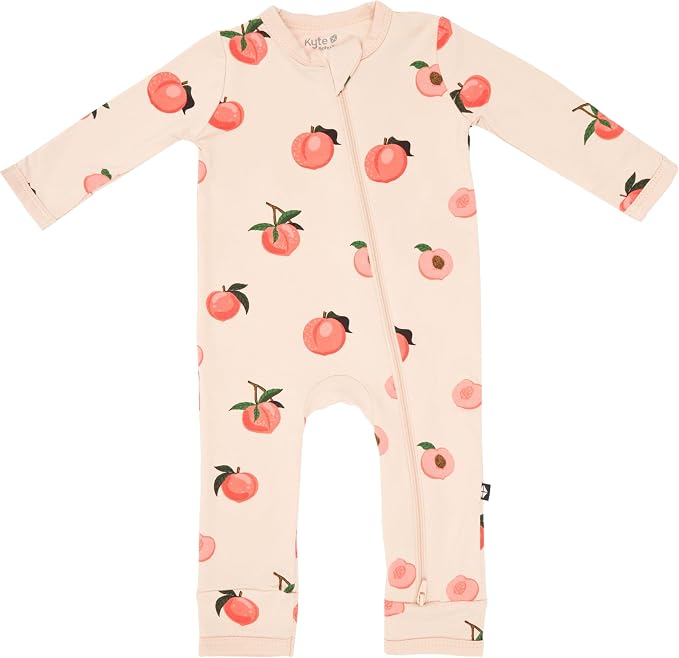 KYTE BABY Unisex Rayon Made From Bamboo Zippered Rompers 0-24 Months by KYTEBABY