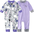 Teach Leanbh Baby 2-Pack Footless Pajamas Cotton Long Sleeve Printing 2 Way by TeachLeanbh