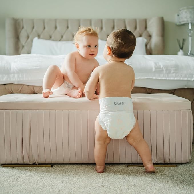 Pura Size 7 Eco-Friendly Diapers Hypoallergenic, Soft Organic Cotton, - Image 12