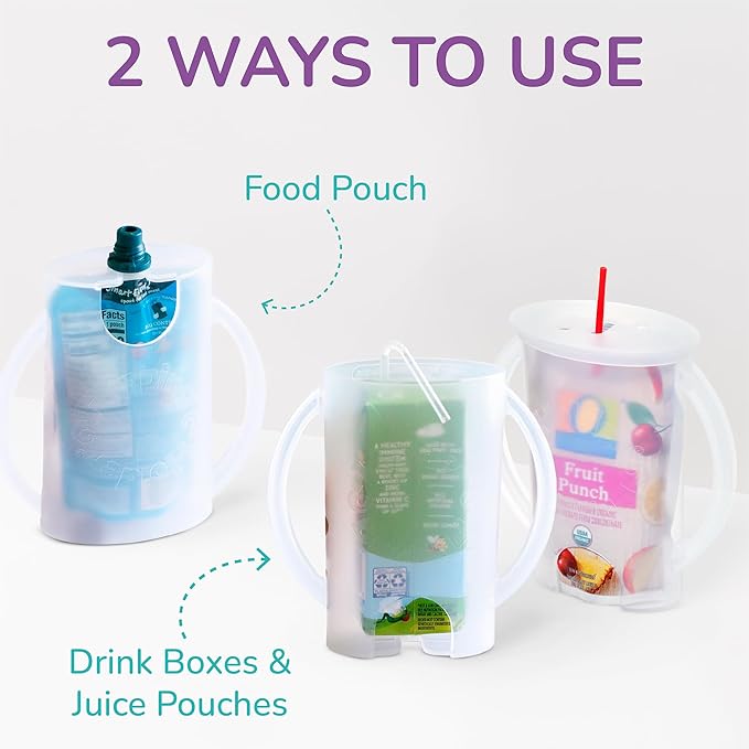 Flipping Holder Squeeze Proof Food Pouch Holder - Image 3