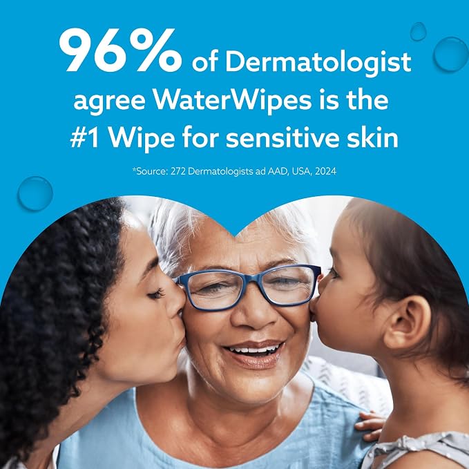 WaterWipes Sensitive+ Baby & Toddler Wipes, 3-In-1 Cleans, 99.9% Water - Image 9