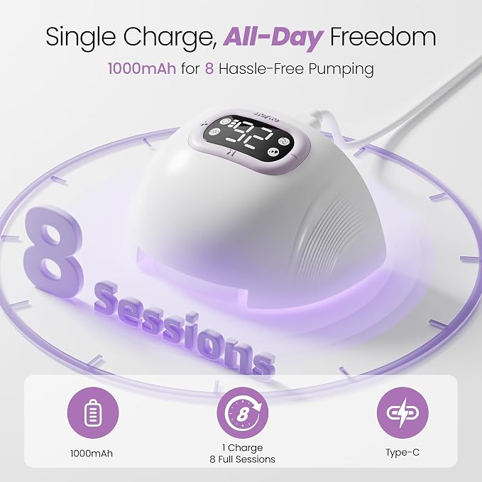 Lucina Breast Pump Hands Free, Wearable Breastfeeding Pump - Image 4