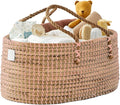 BEBE BASK Premium Pink Baby Diaper Caddy Organizer -Handmade by BEBEBASK%C2%AE