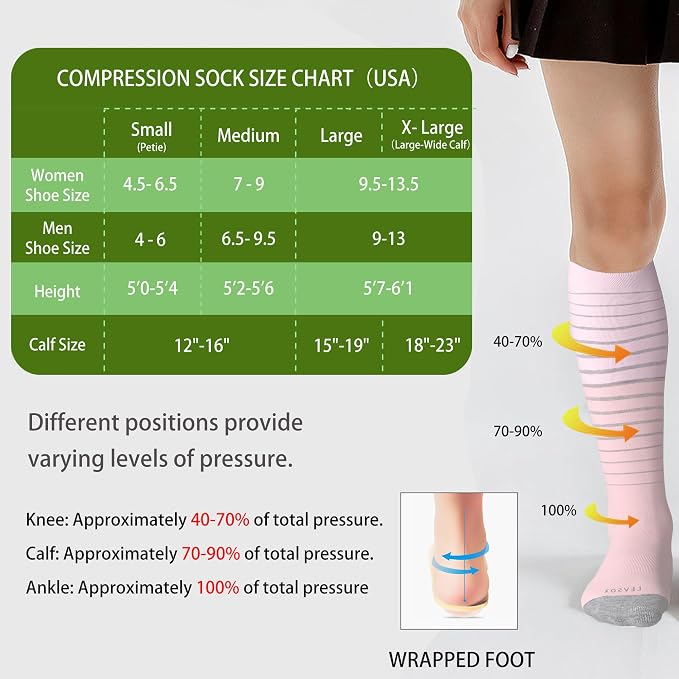 LEVSOX Viscose Made from Bamboo Compression Socks - Image 5