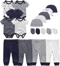 Kiddiezoom Unisex Baby Layette Essentials Giftset Clothing Set 19-Piece by Kiddiezoom